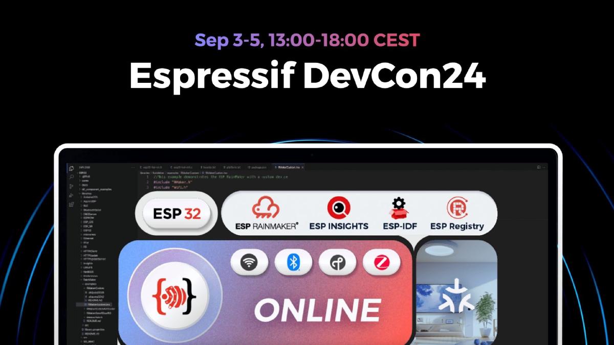 [Upcoming Event] Espressif DevCon24