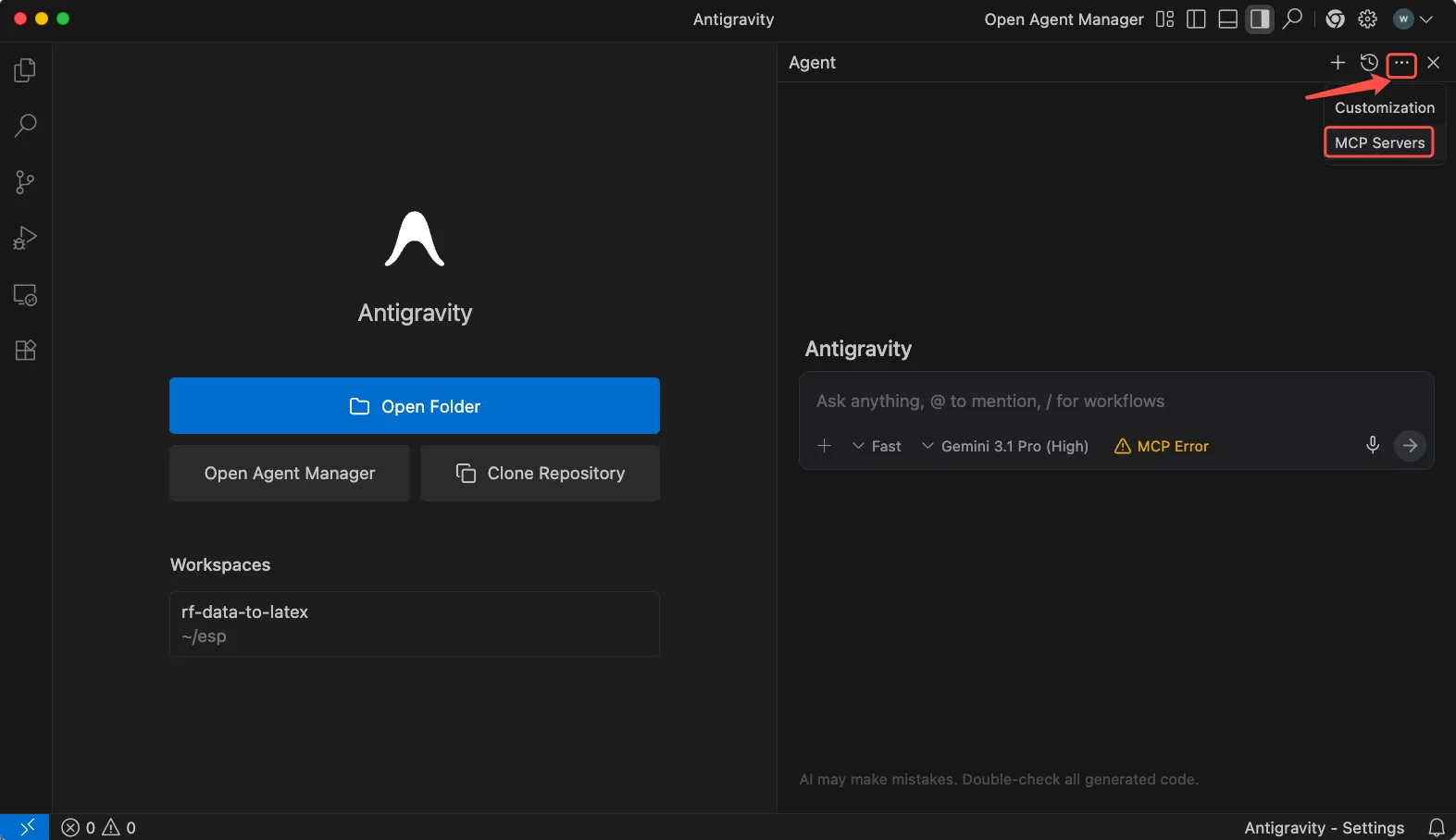 Manage MCP servers