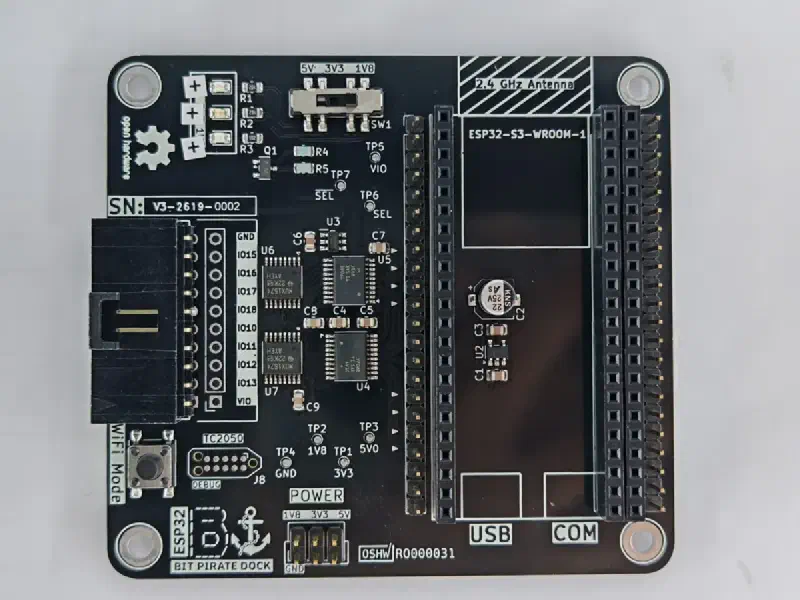 The dock PCB layout