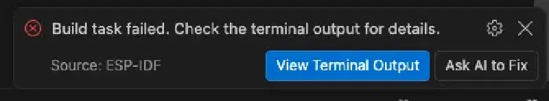 Notification on build error