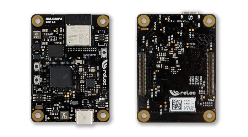 SCINTIX P4 module, top and bottom view