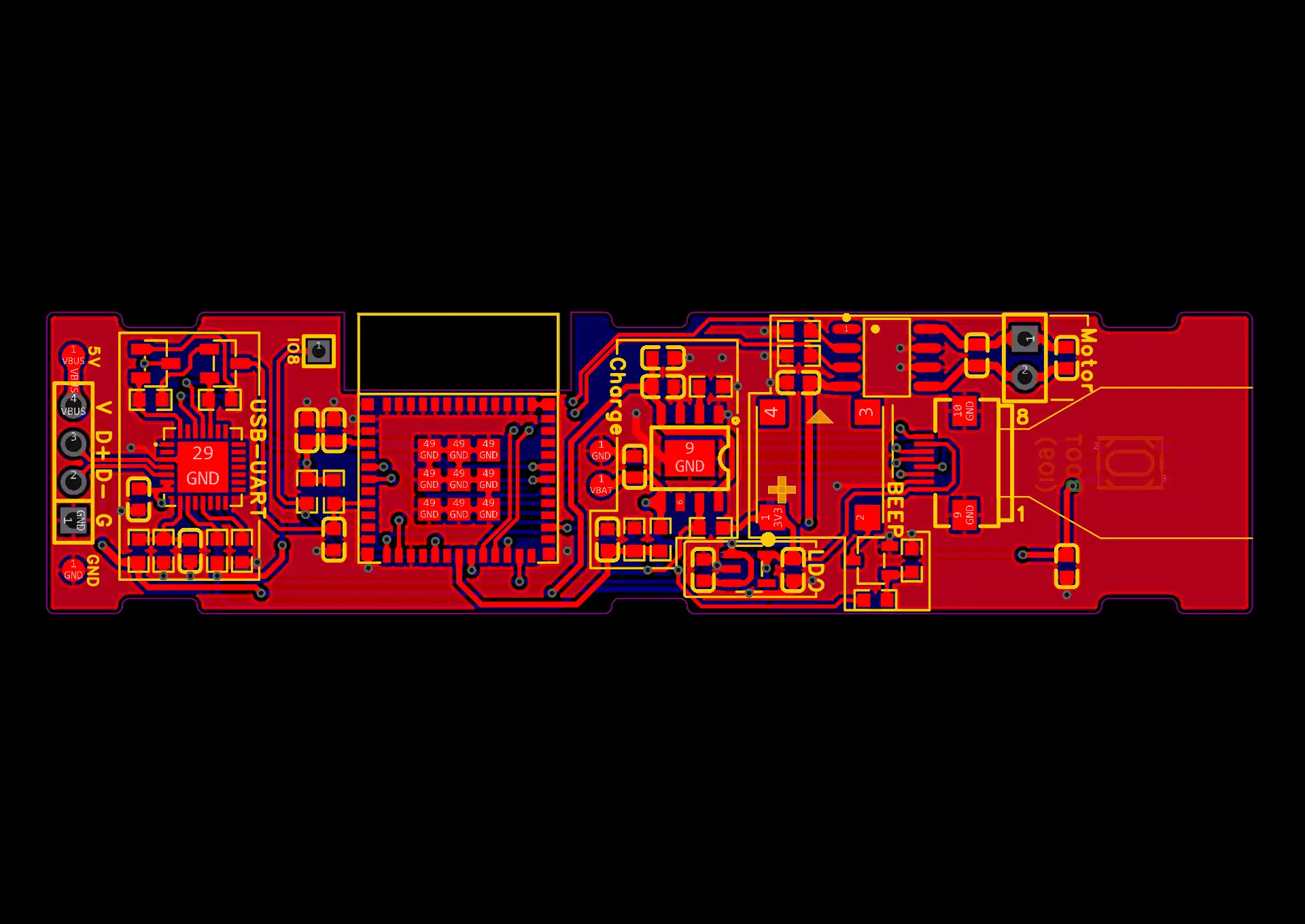 ESP-Toothbrush PCB Layout