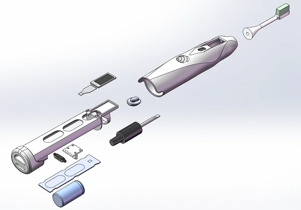 ESP-Toothbrush 3D Part