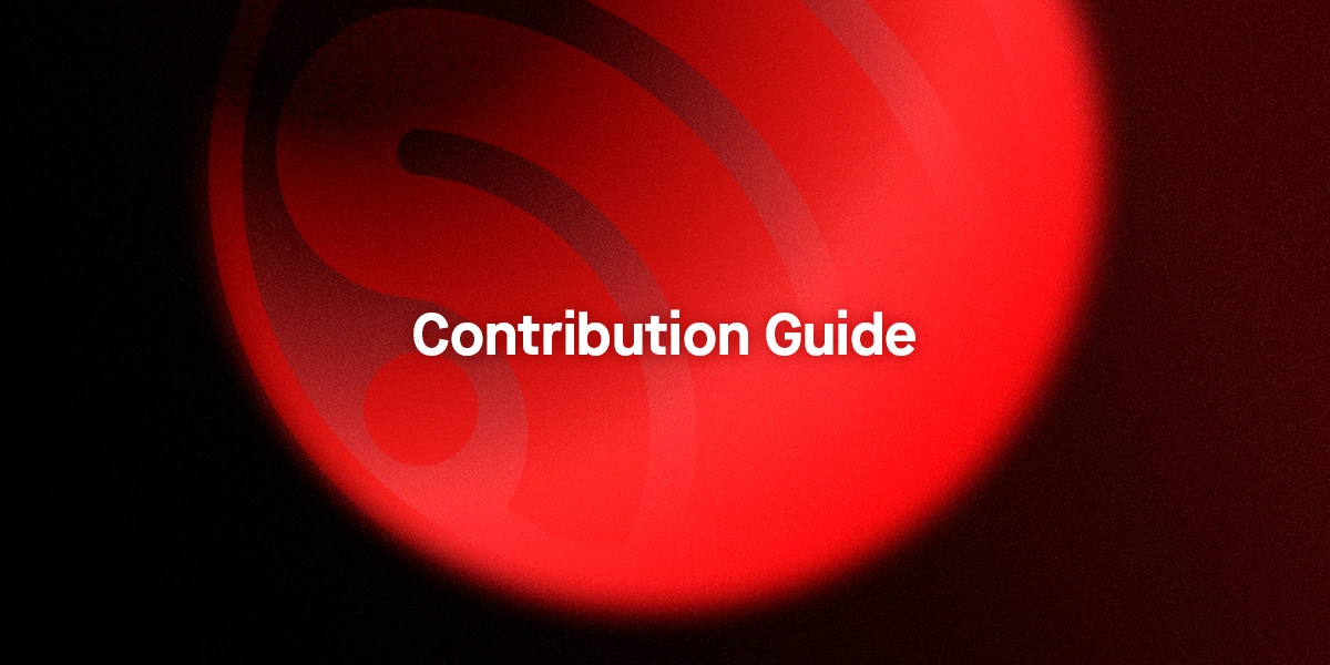 Contribution guide · Developer Portal